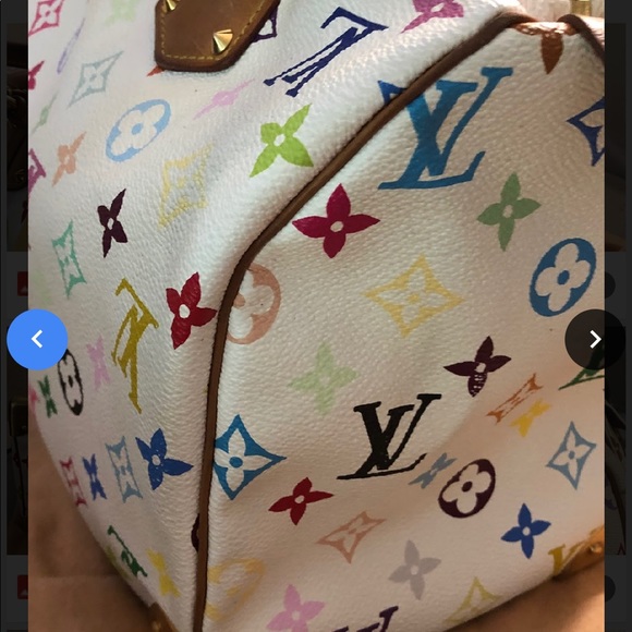 Rare Louis Vuitton multicolour speedy 30 - Picture 10 of 14